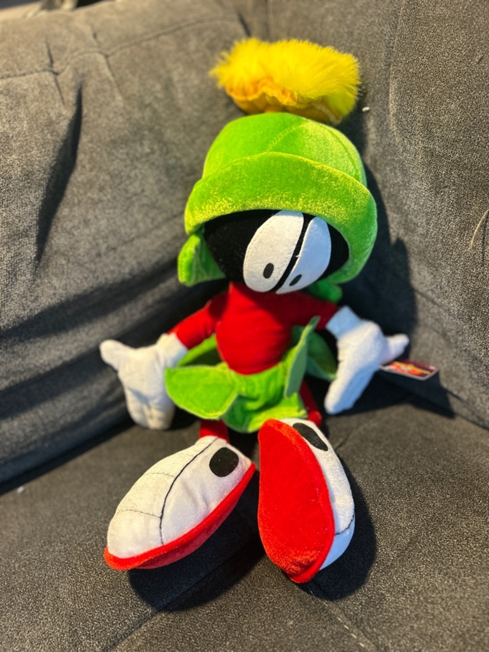 Marvin the Martian Plush Stuffed Toy - Green/Red
